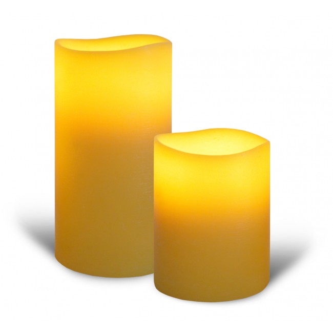 Saffron Yellow Flameless Candles