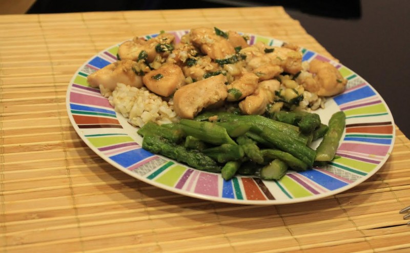 Sesame Chicken With Asparagus Recipe