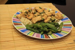 Sesame Chicken With Asparagus Recipe